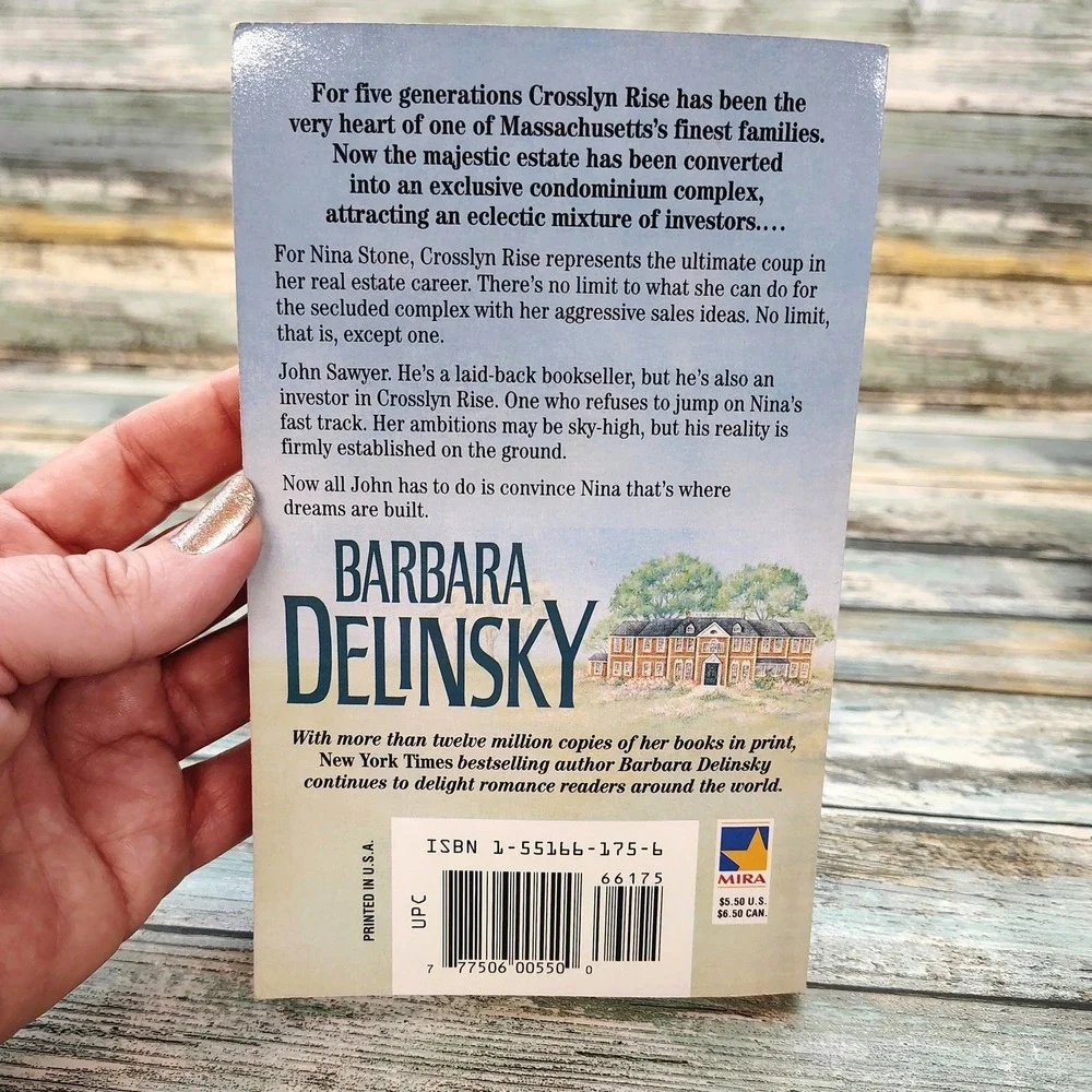 The Dream Comes True Barbara Delinsky 1996 Mira Romance Paperback Crosslyn Rise3
